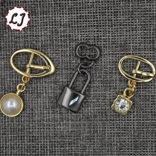 New arrived 10pcs/lot high quality fashion gold small oval alloy shoes decoration Buckles crafts DIY Accessories Sewing