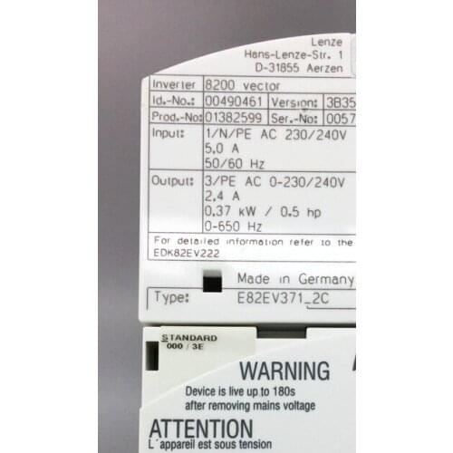 New and original inverter E82EV371-2C