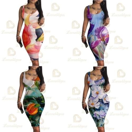 Vestidos Mujer Verano 2021 Casual Women Sleeveless Spaghetti Strap Slim Sexy Pencil Dress Thin Summer Female Dress Vestidos