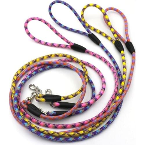 Braided Climbing Rope Dog Leash Duty Large Reflective