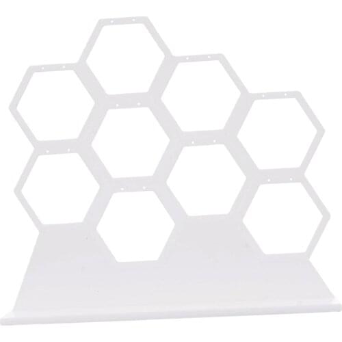 Honeycomb Hanging Earring Holder Earring Jewelry Organizer Storage Rack