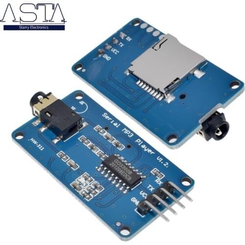 YX6300 YX5300 UART Control Serial Module MP3 Music Player Module For Arduino/AVR/ARM/PIC CF