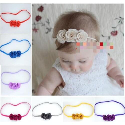Hair Accessories For Baby Girls Cute Flowers Princess Birthday Party Baby Hairband Baby Girl Headbands