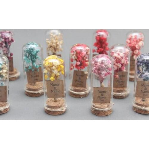 Wedding Dry Flower Tube Gift, Personalized Favors , Rustic Wedding Favors ,Bridal Shower Favors, Fanus Party Favors for, Rustic