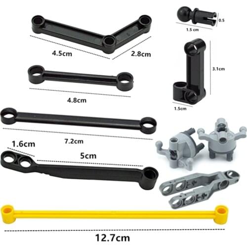 Technical Link Hard Connection Parts Compatible 32005 32293 32294 64451 2637 1003 MOC Building Blocks Parts Toys For Children