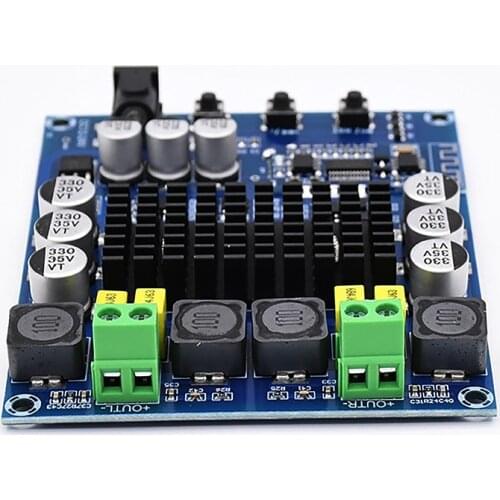 TPA3116D2 Dual Channel Stereo 5.0 Bluetooth Amplifier Board High Power 2*50W Digital Audio Amplifier For Speaker DIY XH-A304 1Pc