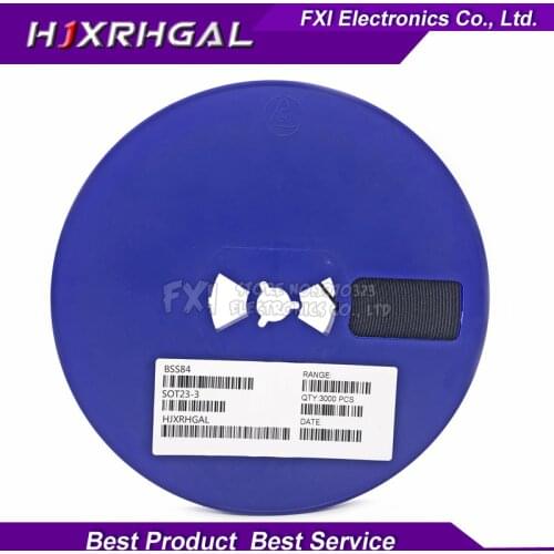 3000pcs BSS84 BSS84LT1G SOT23 P channel field effect transistor New Original