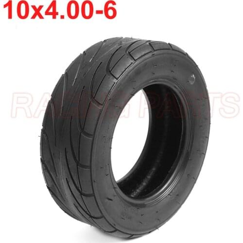10x4.00-6 Vacuum Tire 10 Inch Tubeless Wanda Tyre for Electric Scooter Parts
