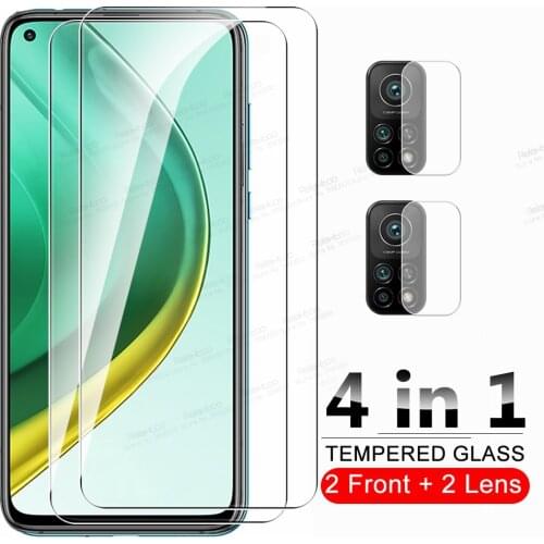 4 in 1 Camera Tempered Glass For Xiaomi Mi 10T Pro Mi10T Light Xiomi Xaomi 10 T 10TPro 10Tlite Screen Protector Protective Film