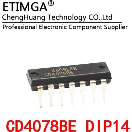 5PCS/LOT CD4078BE Multifunction/gate/inverter IC DIP14