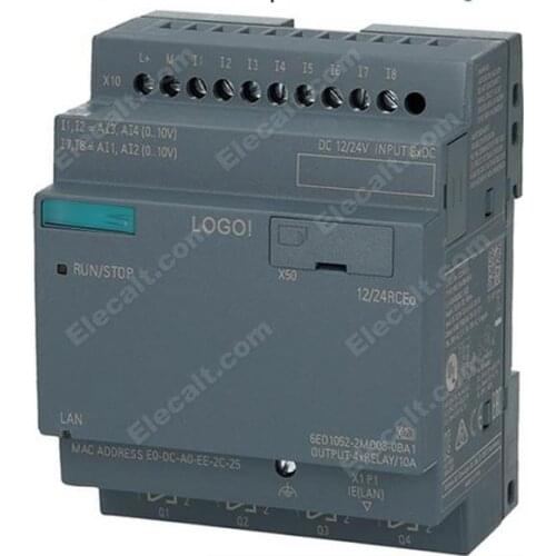 6ED1052-2MD08-0BA1 LOGO! 12/24RCEO Logic Module plc Original New In Box