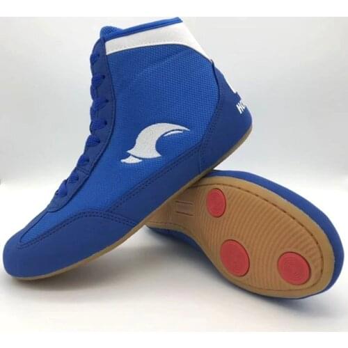 Boxing shoes Wrestling boots Combat Sneakers Professional Gym training fighting gear equipment Plus Size 46 for women Men
