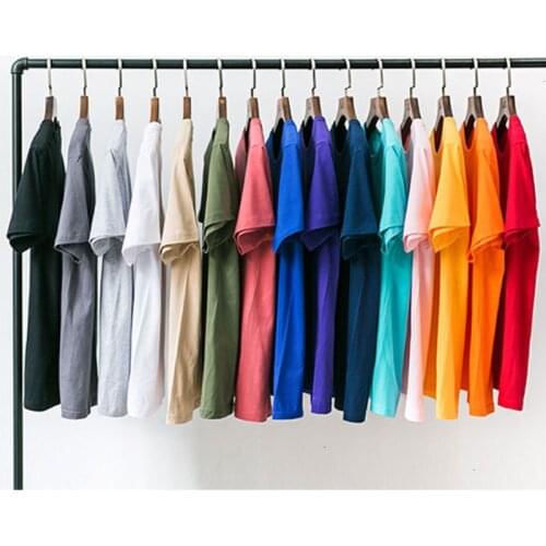 MrGB 100% Combed Cotton T Shirts Men 2021 Summer Mens Basic T shirts Short Sleeve Tees Female Casual Tops XXL