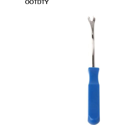 OOTDTY Car Door Interior Trim Clip Panel Upholstery Fastener Clip Remover Tool Screwdriver Nail Puller
