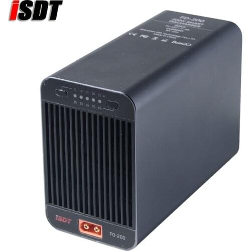 ISDT FD-200 200W 25A Support 2-8S Lipo Battery Wireless APP Control Discharger for RC Drone Spare Parts RC Tiny Gift Present Toy