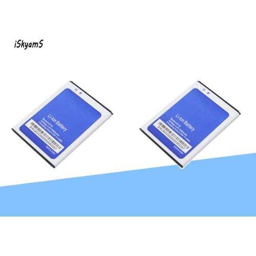 ISkyamS 2x 3000mAh HT16 Replacement Battery For Homtom HT 16 Pro Bateria Baterij Cell Mobile Phone Batteries