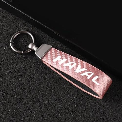 Leather Car KeyChain 360 Degree Rotating Horseshoe Key Rings for For Great Wall Haval/Hover H1 H2 H6 H7 H4 H9 F5 F7 F9 H2S