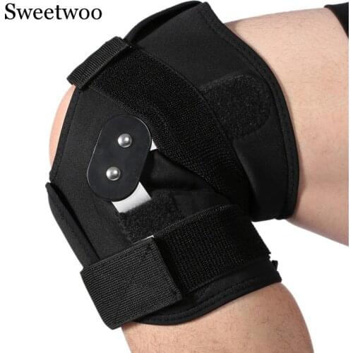 Outdoor Adjustable Knee Support Pad Brace Protector Patella Knee Support Arthritis Knee Joint Leg Compression Sleeve Kneepad