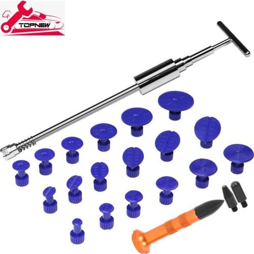 OUTILS KIT D'EXTRACTEUR DE DENT DE RÉPARATION DE DENT SANS PEINTURE MARTEAU À GLISSIÈRE DE RETRAIT DE DENT AVEC DES ONGLETS