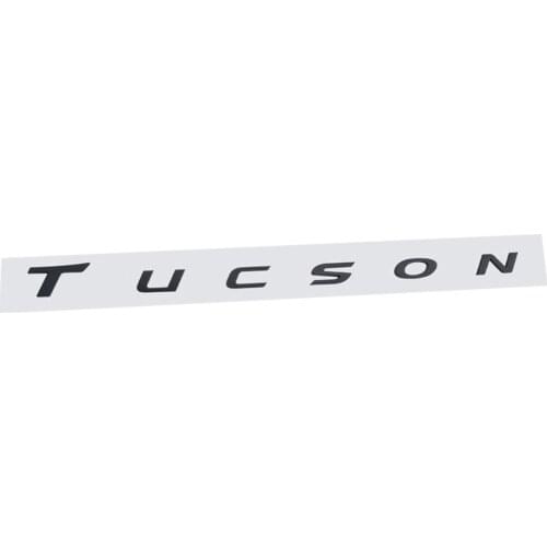 TUCSON Emblem Sticker Rear Trunk Sticker For Hyundai TUCSON Car Styling TUCSON Tail Sticker Hyundai Accessories Black ABS
