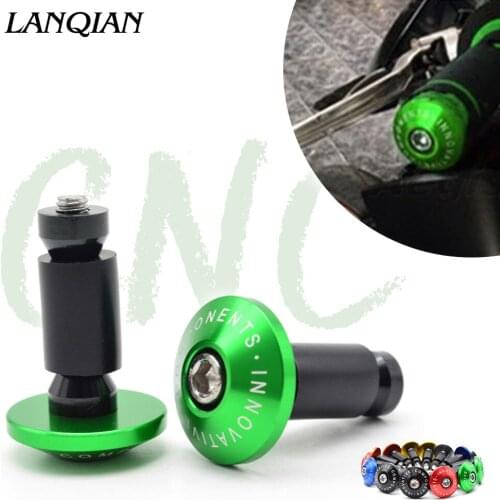7/8''22 motorcycle handlebar cap motocross handle bar grips ends For For Kawasaki Ninja ZX10R ZX11 ZX1400 ZX636R ZX6RR