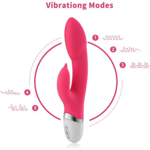 Ocean Kiss G-Spot Female Waterproof Silent Massager Frequency Conversion Clitoris Stimulator Double Vibrator Sex Toys for Women