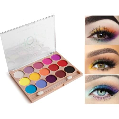 15 Colors Matte Eyeshadow Palette Shimmer Eye Shadow Makeup Earth Color Pigmented Waterproof Long-lasting Cosmetic Тени