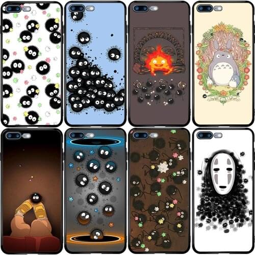 Phone Case for iPhone 5 5s SE 2020 6 6S 7 8 XS XR 11 12 Oneplus 3 5T 6T 7T Pro Max Plus Totoro Portal Soot Sprite