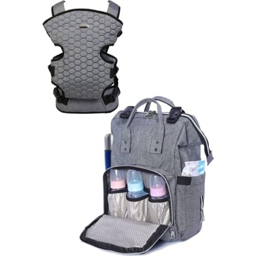 Gray Bag + Babymol Go Picos Gray Kangaroo