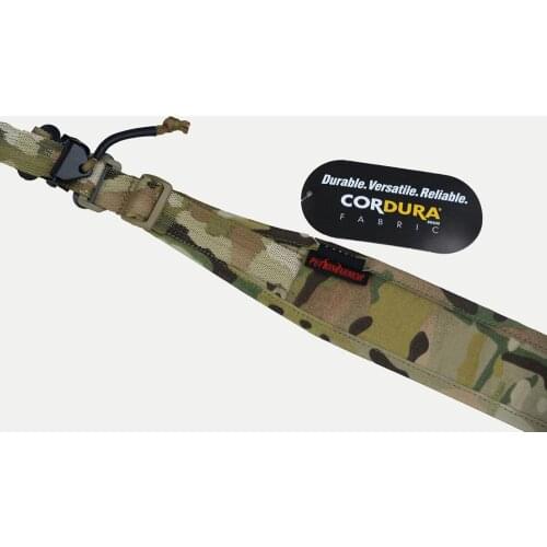 Tactical all-terrain MC camouflage double-point iron powder multi-function military fan outdoor strap rope storage belt