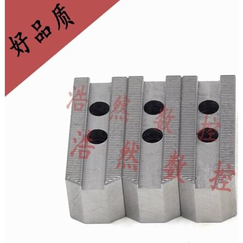 Three-jaw CNC lathe chuck with claws, claws, soft claws 5, 6, 8, 10, 12 inches