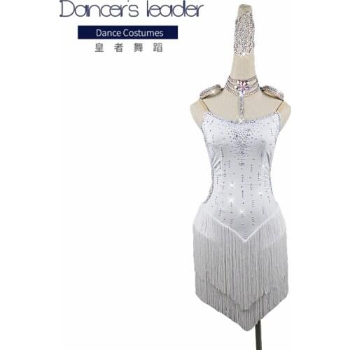 High-end Custom Latin Dance Dress Sexy Sling Dance Competition Costume Female Adult Children Stage Professional Costume