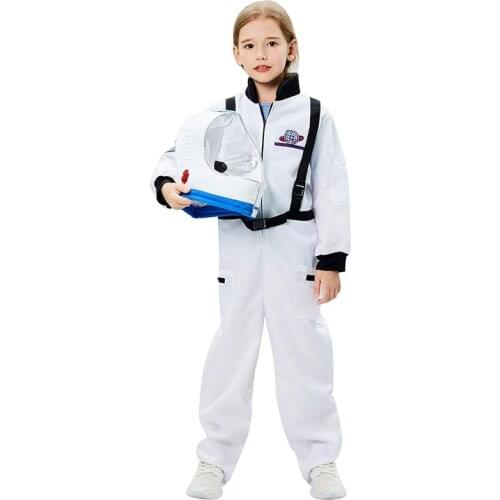 High quality Kids astronaut costume cosmonaut uniform Carnival Christmas Halloween costume for Kids astronaut cosplay costume