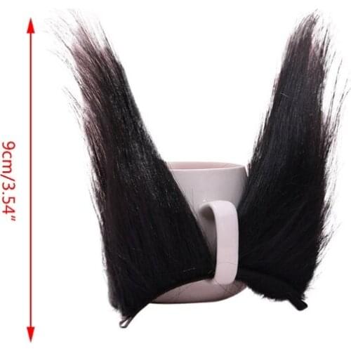 Anime Lolita Furry Animal Hairpin Faux Fur Kitten Wolf Ears Cosplay Hair Clips LX9E