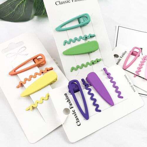 4Pcs/Set Girls Cute Cartoon Animals Fruit 5 Cm Hairpins Children Lovely Hair Clips Barrettes Gift Kids Hair Accessories Gift