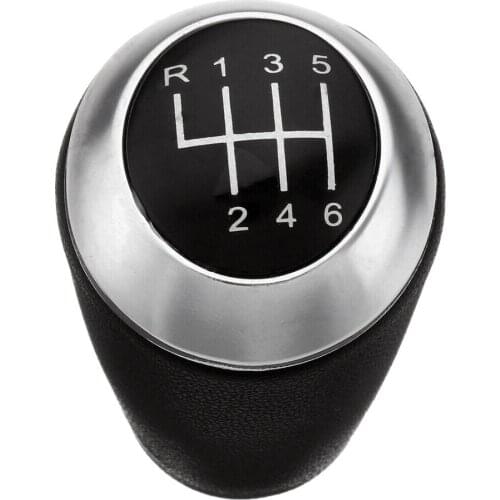 1pc 6 Speed Car Auto Gear Shift Knob Lever Stick Shifter Fit For Mazda 3 5 6 Series CX-7 MX-5 DIY Parts