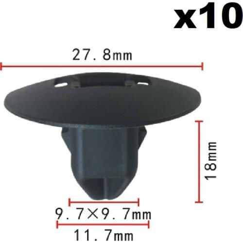 10pcs For VOLVO OEM 08-16 XC70 Front Bumper Grille-Deflector Panel Clip 30763619