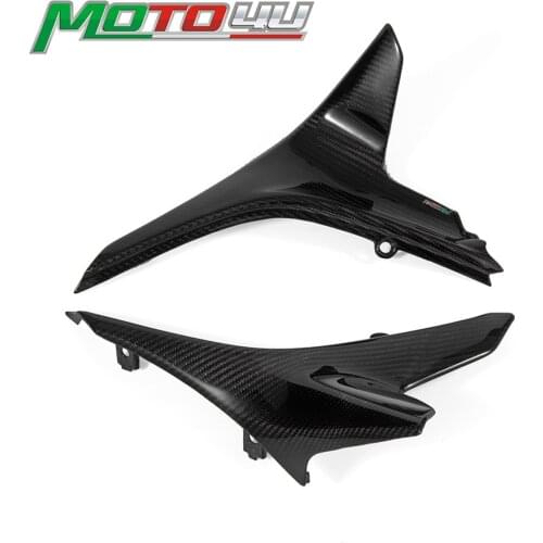 100% Carbon Fiber Under Seat Side Panels Twill Weave Seat Side Panel Covers For Ducati Scrambler 800 1100 All Model 2015 2016