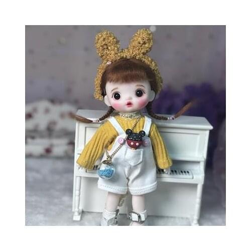 16cm Blyth Doll Joint Body Fashion BJD Toys Gift with Dress Shoes Wig Make Up