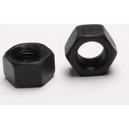 40PCS Cheap 8.8 hex nut hex nut surface: black] A M5