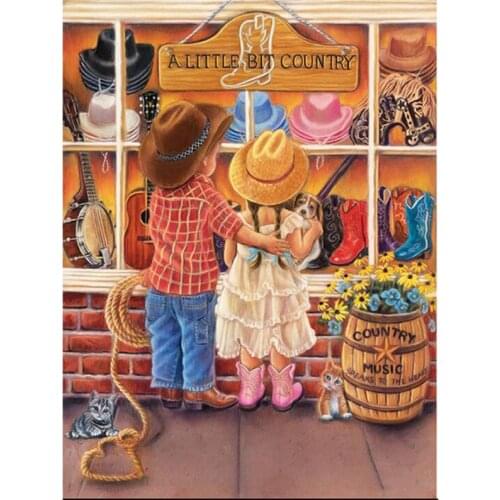 5D Diy Diamond Painting Boy and Girl Diamond Embroidery Childhood Memory Cross Stitch Rhinestone Mosaic Hobby Home DecorZP-4182