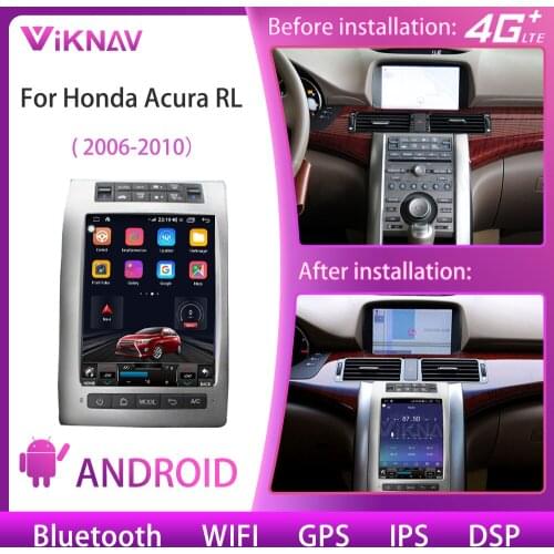 Android 10.0 car radio for Honda Acura RL 2006-2010 multimedia auto DVD player Stereo receiver GPS navigation Head Unit
