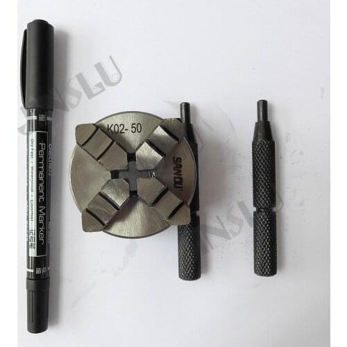 Free shipping SANOU mini chuck K02-50 4 jaws manual chucks lathe chuck machines tools M14*1 Thread
