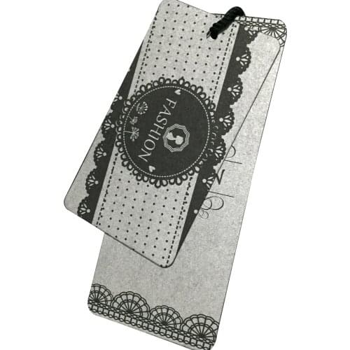 Free Design & Free Shipping 500Pcs/Lot Customized Paper Hang Tag For Clothing Swing Tag Labels For Garment Bag Printed Tags