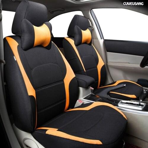 CUWEUSANG Custom FLAX car seat covers set For LEXUS ES ES250 ES350 ES300h ES240 ES200 ES260 CT CT200h Automobiles Seat Covers