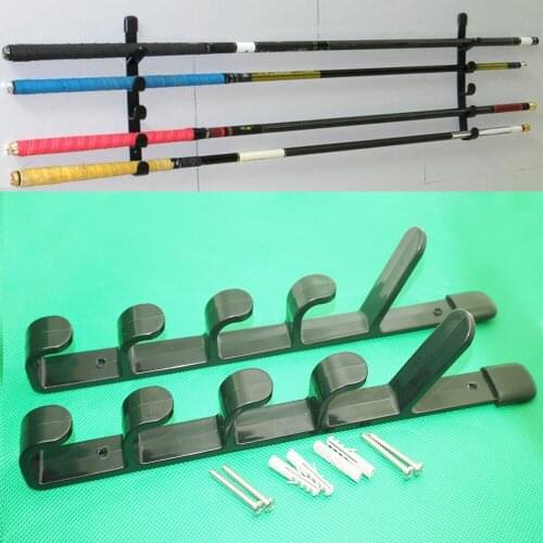 2pcs/lot Fishing Rod Pole Reel Holder Garage Ceiling Mount Rods Rack Organizer Storage