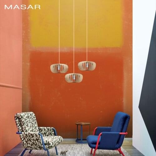 MASAR tribute Mark Roscoe works custom murals modern abstract geometric wallpaper solid color background wall paper mark