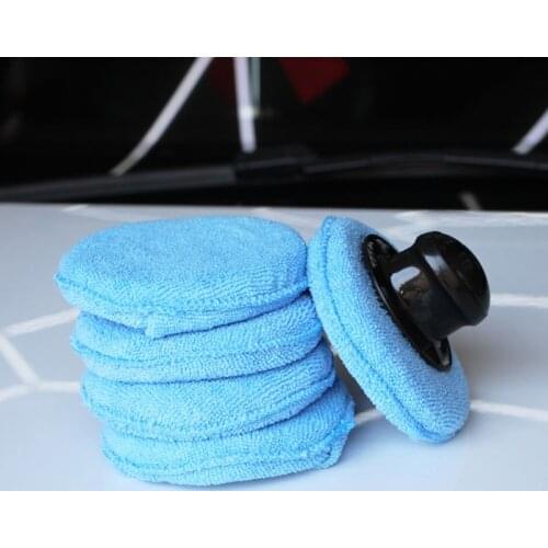 Car Auto Wax Polish Foam Sponge Polishing Pad Soft Wax Sponge Pad Waxing Paint Care Wash Cleaning Towel Sponge Accessories