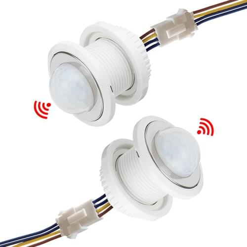 220V 110V PIR Infrared Motion Sensor Switch time delay /Mode adjustable Induction Switch Auto control ON/OFF night lamp lighting