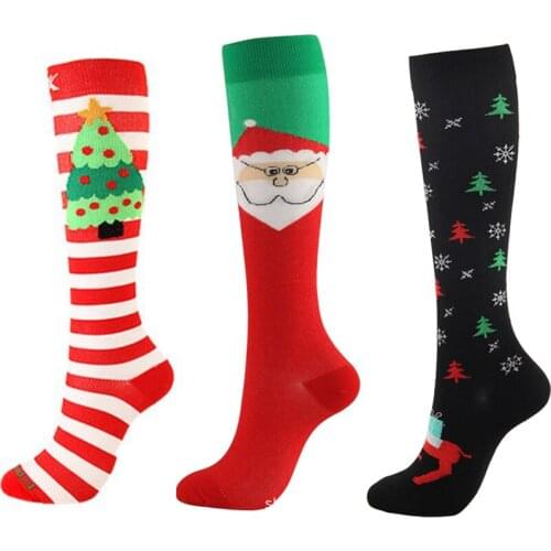 Unisex Compression Socks Knee Protector Magic Long Socks Outdoor Sport Fitness Running Breathable Elastic Socks